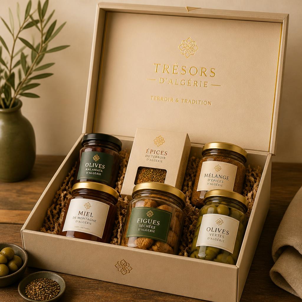 Coffret prestige avec produits du terroir Khodja & Cie