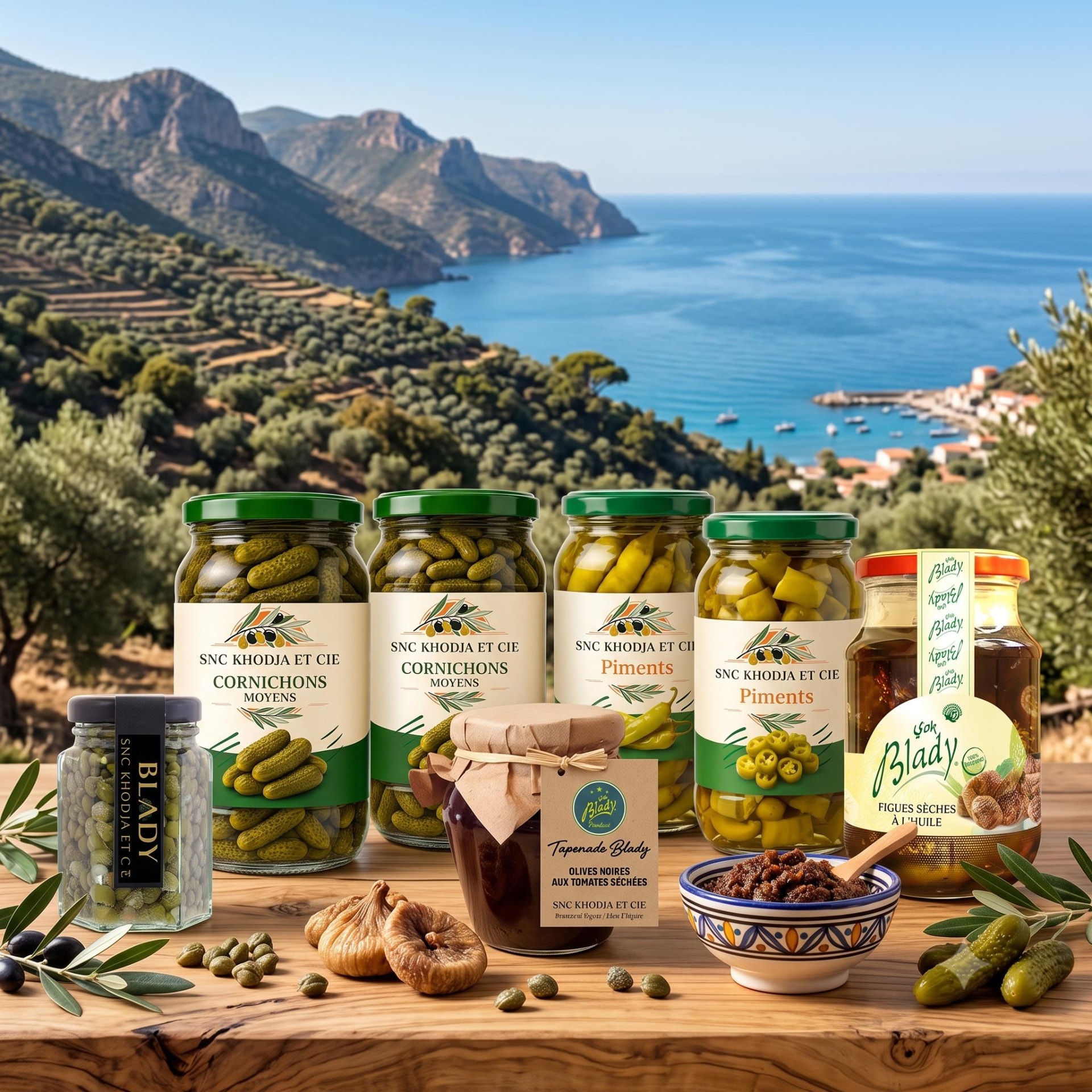 Coffret prestige avec produits du terroir Khodja & Cie